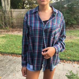 Plaid Button Down
